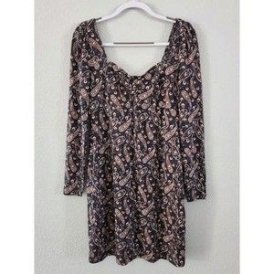 Boden Paisley Jersey Dress 100% Lyocell Tencel Size 8 US / 12 UK New